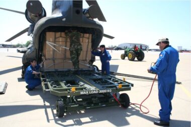 PEA-3D and 3E Cargo Loader - Aircraft Ground Support Equipment | The Deltic Group